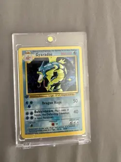 Gyarados 006/102 Base Set Shadowless Holo Rare 1st Edition English Pokemon Card - Image 2