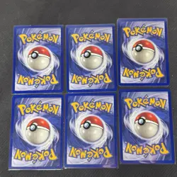 POKEMON TCG FOSSIL FIRST ED. (6) CARD LOT 1999 WOTC (#43,44,49,50,53,54) - Image 2