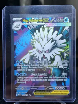 Mega Abomasnow ex Me01 157/132 Ultra Rare Full Art Holo Pokemon TCG Card - Image 3