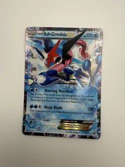 Pokemon TCG Ash-Greninja EX Card - Image 1