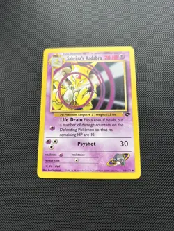 Pokemon Card Gym Challenge Sabrina's Kadabra 58/132 WOTC - Image 2