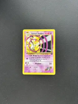 Pokemon Card Gym Challenge Sabrina's Kadabra 58/132 WOTC - Image 3