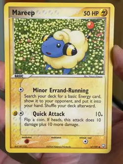 POKEMON MAREEP 67/109 COMMON TEAM ROCKET RETURNS NM CARD - Image 1