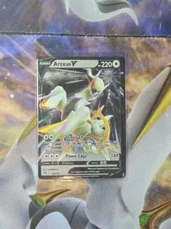 Pokemon Tcg Arceus v #122 and VSTAR #123 Metal Promo Cards - Image 3