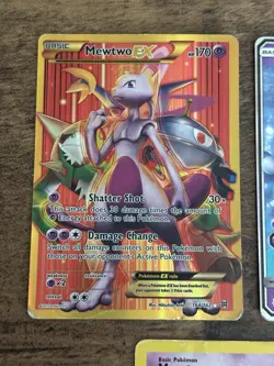 MEWTWO POKEMON CARDS X5 - EX - GX - ALL USED/PLAYED WITH - NINTENDO - - Image 3