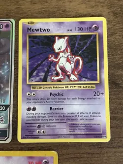 MEWTWO POKEMON CARDS X5 - EX - GX - ALL USED/PLAYED WITH - NINTENDO - - Image 5