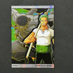 S5545 Roronoa Zoro SR No.10-02 Japanese One Piece Wafer Card M9 - Image 1