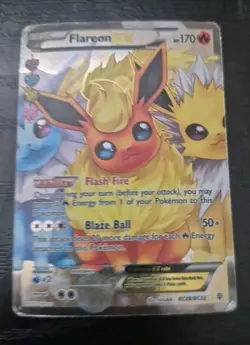 Flareon EX Ultra Rare Full Art Holo Card RC28/RC32 Generations HP - Image 1