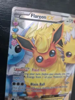 Flareon EX Ultra Rare Full Art Holo Card RC28/RC32 Generations HP - Image 4