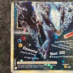 Pokemon TCG Lugia Legend HeartGold SoulSilver Bottom Card Reverse Holo 114/123 - Image 5