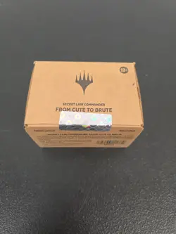 MTG Secret Lair Factory Sealed Commander Deck FROM CUTE TO BRUTE. NEW. BN15 - Image 1