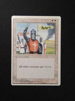 Crusade 4th Edition MtG Rare Magic NM/SP - Image 1