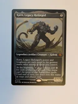 Karn Legacy Reforged FOIL ETCHED March of the Machine The Aftermath *Startropic* - Image 1