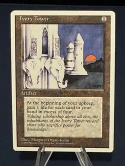 MTG - Magic The Gathering - Ivory Tower - 4th Edition - LP/EX! - Image 1