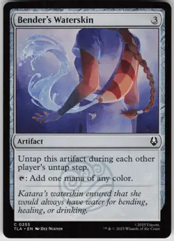 MTG Bender's Waterskin Normal NM Avatar: The Last Airbender Magic 255 - Image 1
