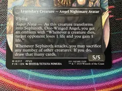 Sephiroth, Fabled SOLDIER (0317) (Borderless) Final Fantasy Regular NM MTG - Image 3