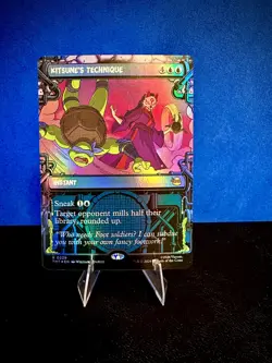 Kitsune's Technique R 0229 SHOWCASE FOIL TMNT Teenage Mutant Ninja Turtles MTG - Image 1