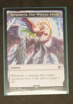 Sephiroth, One-Winged Angel Emblem (TFIN) 24 - Image 1