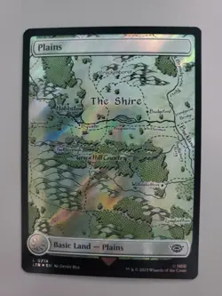 MTG Plains (0714) Lord of the Rings: Tales of Middle-earth Surge Foil Land - Image 1