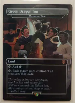 Lord Of The Rings MTG Green Dragon Inn Surge Foil - Image 1