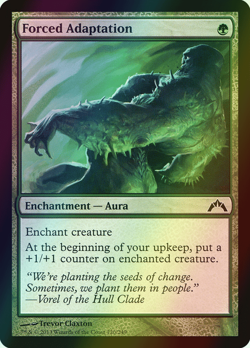 MTG Forced Adaptation Foil ** Gatecrash ** English (LP) - Image 1