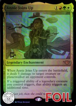 Annie Joins Up Prerelease - Foil - Outlaws of Thunder Junction - 191 NM - Image 1