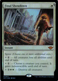 Final Showdown Prerelease - Foil - Outlaws of Thunder Junction - 11 NM - Image 2