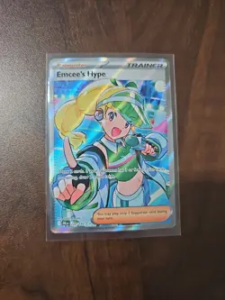 Emcee's Hype - 220/182 Ultra Rare SV10: Destined Rivals Pokemon TCG NM - Image 1