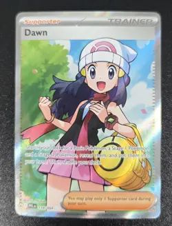 2025 Pokemon Phantasmal Flames Ultra Rare Full Art Holo Trainer Dawn 118/094 - Image 3