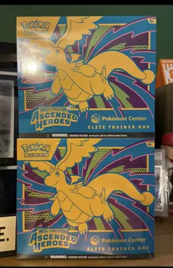 Pokemon TCG: 2X Mega Evolution Ascended Heroes Pokemon Center Elite Trainer Box - Image 1