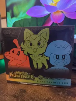 Pokemon Center EXCLUSIVE Paldea Evolved Elite Trainer Box ETB SEALED - Image 1