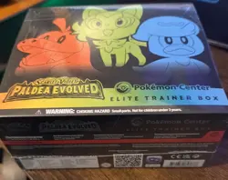 Pokemon Center EXCLUSIVE Paldea Evolved Elite Trainer Box ETB SEALED - Image 4