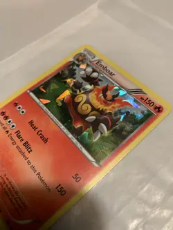 EMBOAR 19/114 Cracked Ice Holo : Rare Pokemon Card : LP : Vintage 2011 - Image 2