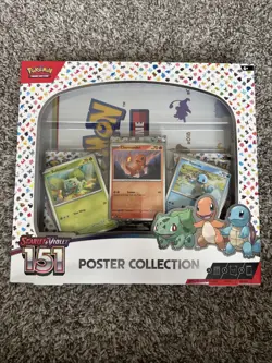 Nintendo Pokemon TCG Scarlet & Violet - 151 Poster Collection Box - 3 Packs 820650853166 - Image 1