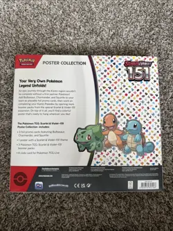 Nintendo Pokemon TCG Scarlet & Violet - 151 Poster Collection Box - 3 Packs 820650853166 - Image 2