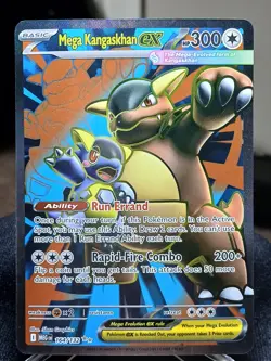 Pokemon Mega Kangaskhan EX 164/132 Me01: Mega Evolution Ultra Rare Full Art Holo - Image 1