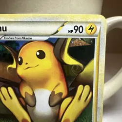 Pokemon TCG - Raichu - 10/123 - Holo - Rare - HeartGold SoulSilver - LP - Image 2