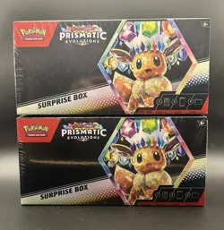 Lot of (2) Pokemon TCG Scarlet & Violet Prismatic Evolutions Surprise Box SEALED - Image 4