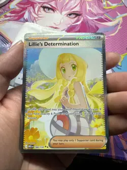 Pokemon Lillie's Determination 184/132 Mega Evolution Special Illustration NM - Image 1