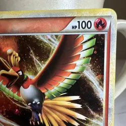 Played Ho-Oh - Holo #HGSS01 Heartgold & Soulsilver Promo Pokemon TCG - Image 3