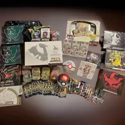 Pokemon Sealed Bundle – ETBs, Graded Slab, Booster Bundles, Blisters, Tins LOT - Image 1