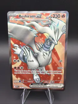 Reshiram EX S&V: White Flare #158/086 Ultra rare Pokemon TCG - Image 1