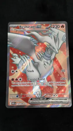 Pokemon TCG Reshiram ex 158/086 Sv: White Flare Ultra Rare Holo Eng - Image 1
