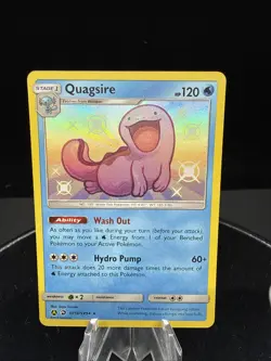 Pokemon Quagsire Holo Hidden Fates: Shiny Vault SV10/SV94 Near Mint NM Holo Rare - Image 1