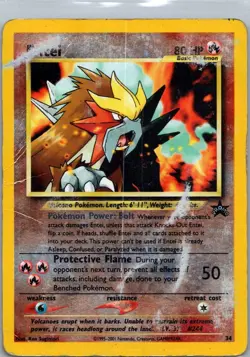 Pokemon TCG Entei 34/53 Wizards Black Star Promos Holo D - Image 1
