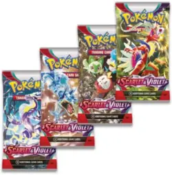 Pokemon Scarlet And Violet Base Set Booster Pack - Free Gift Included - Image 1