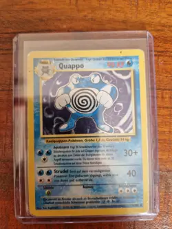 Pokemon Karte Quappo 13/102 Holo Base Set 1999 Deutsch WOTC Rare - Image 1