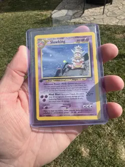 1st Edition Slowking 14/111 Neo Genesis Holo Vintage Pokemon NM DOUBLE SWIRL - Image 3