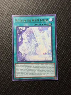 Yugioh Asian English ALIN-AE058 Witch of the White Forest Rare NM - Image 1