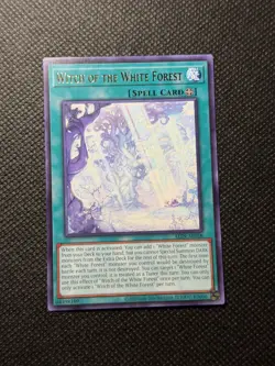 Yugioh Asian English ALIN-AE058 Witch of the White Forest Rare NM - Image 2